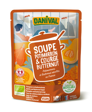 Danival Soupe de potimarron butternut bio 500ml
